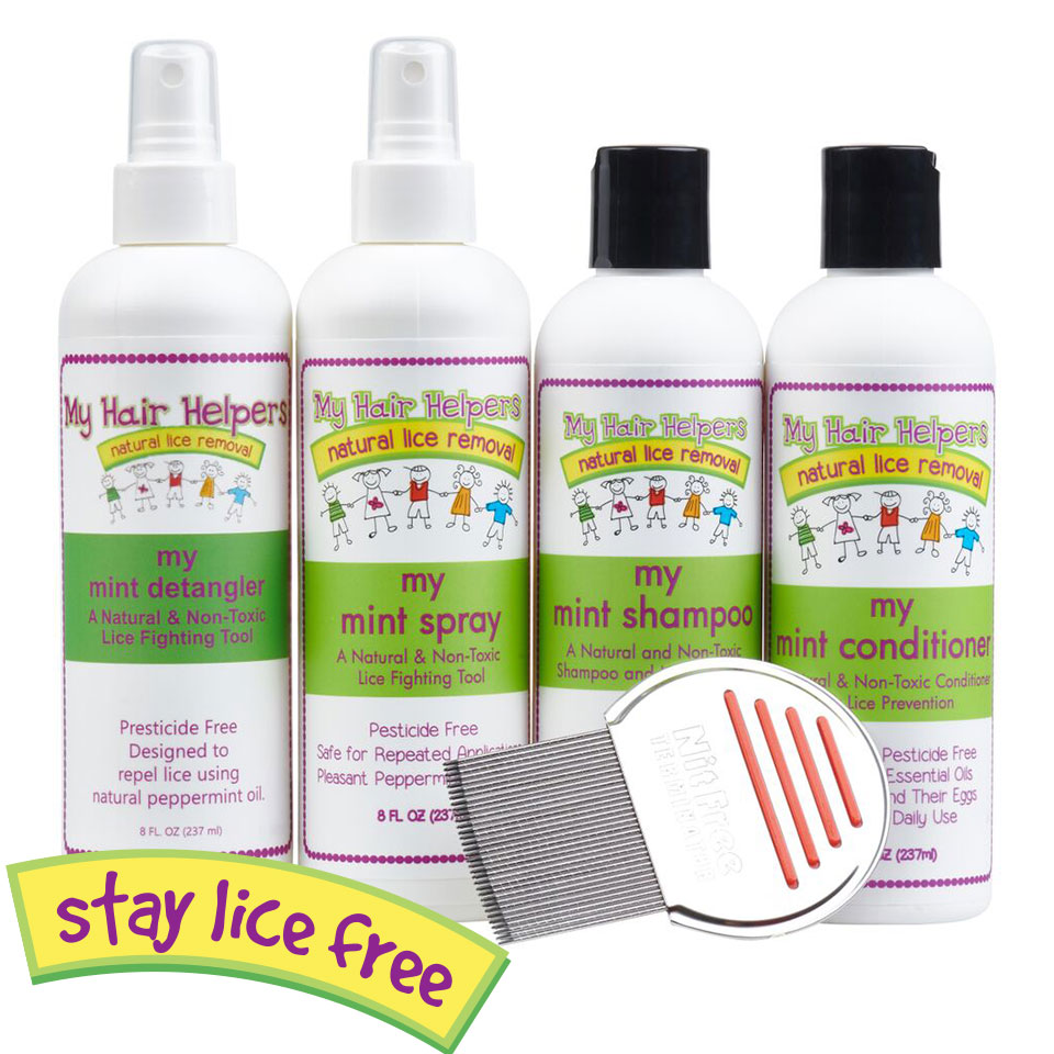 Complete Lice Prevention Kit ( Prevents Lice For 2 to 3 Family members